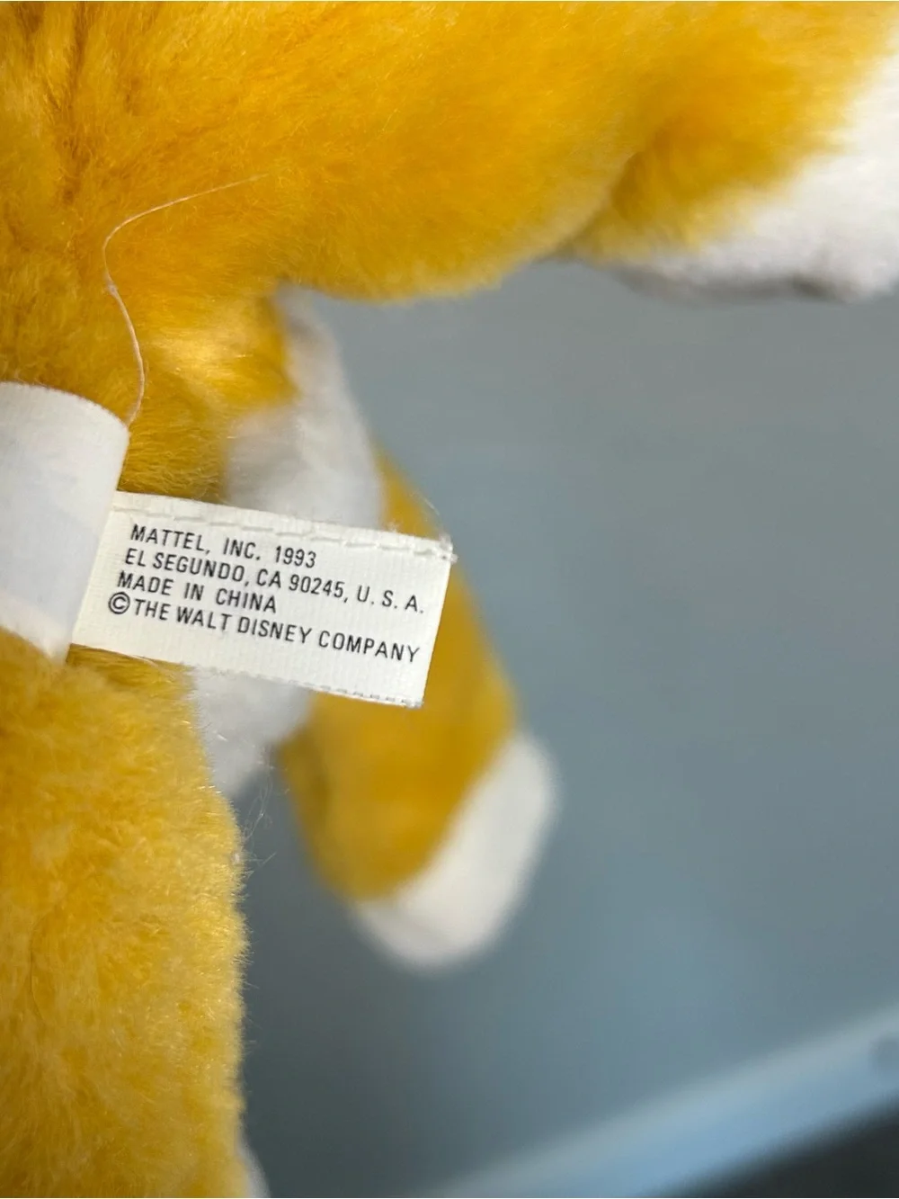 Vintage Mattel 1993 Floppy Simba Lion King Plush